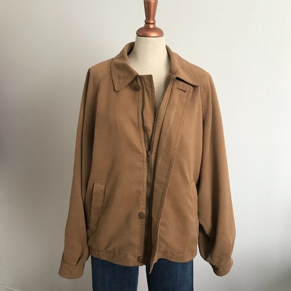 Massimo Moda Collezione Tan Zipped Jacket/Coat - Picture 5 of 13